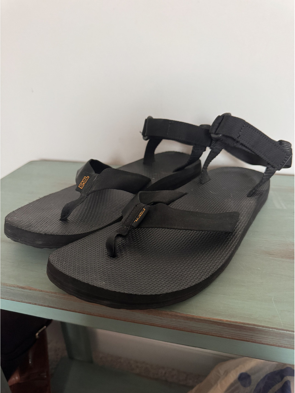 Mens Black Tevas - Size 13